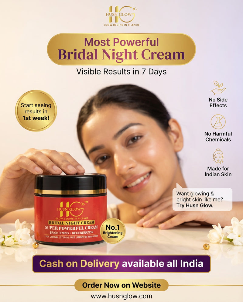 Husn Glow Super Powerful Night Cream 40g husnglow