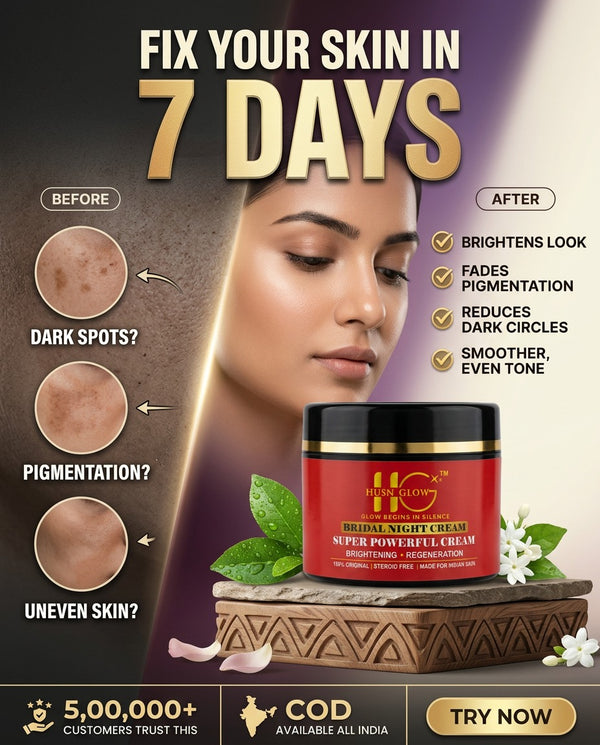 Husn Glow Super Powerful Night Cream 40g husnglow